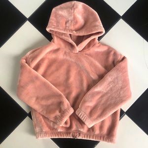 Girls Plush Hoodie